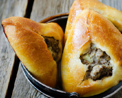 Feuilletés aux marrons glacés