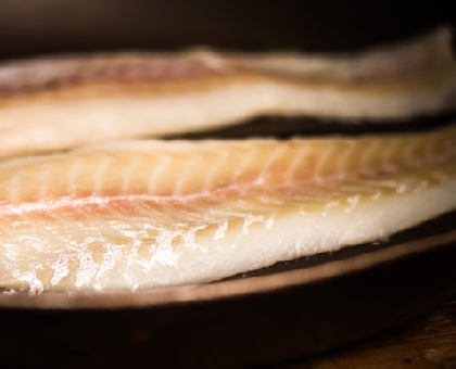 Chou et haddock à la crème