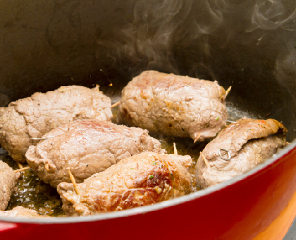 Paupiettes de bœuf au jambon