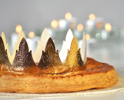 Galette des rois aux pépites de chocolat