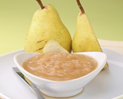 Compote de poires allégée