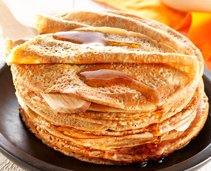 Crêpes gourmandes sans lactose