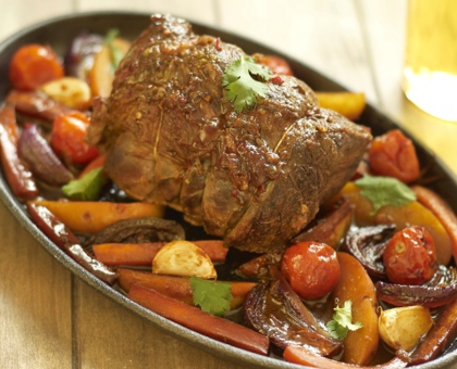 Rôti de veau aux épices