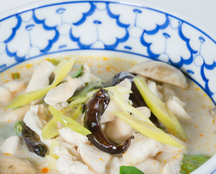 Soupe de poulet à la citronnelle