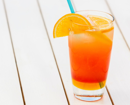 Cocktail fruité sans alcool