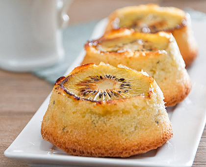 Moelleux au kiwi et au citron