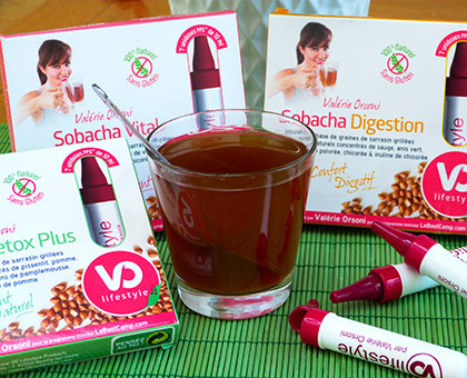 Les infusions aux graines de sarrasin et extraits de plantes Sobacha, naturelles et sans gluten