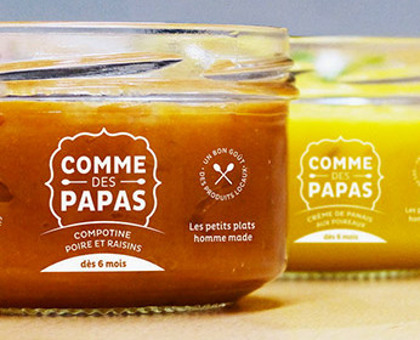 Comme des papas : des petits plats frais pour bébé hom(m)e-made