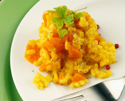 Risotto carotte et curcuma