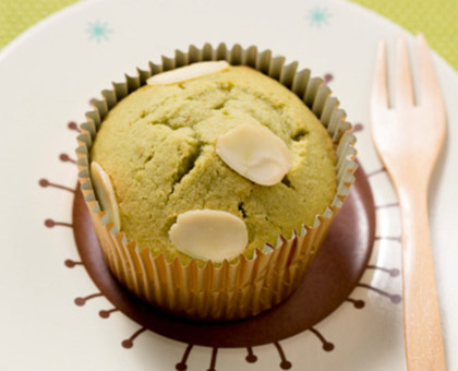 Muffins au thé matcha