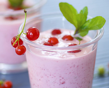 Smoothie apéritif aux groseilles