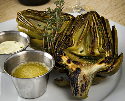 Artichauts grillés au barbecue