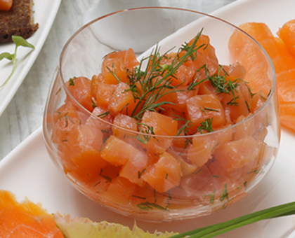 Tartare de Saumon Fumé à l’aneth