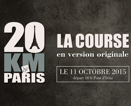 Les 20 kilomètres de Paris : une course sur le thème du cinéma