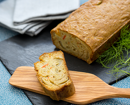 Cake au crabe et au fenouil