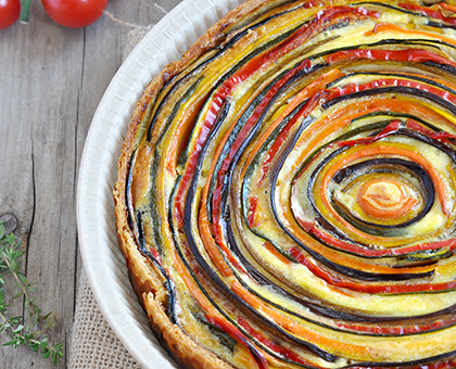 Tarte serpentin à la crème d’avoine Bonneterre