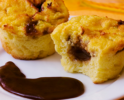 Moelleux de polenta au Carambar