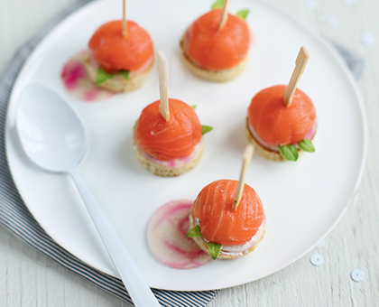 Sucettes de saumon fumé Bonneterre