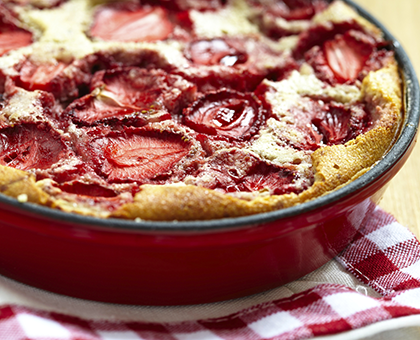 Clafoutis aux fraises