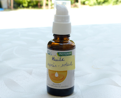 Après soleil : Préparation maison aux huiles essentielles