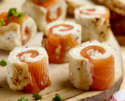 Sandwich frais façon maki