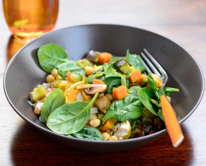 Stir fry de riz au poulet