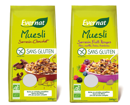 Evernat, une nouvelle gamme de produits pour le petit-déj des intolérants au gluten