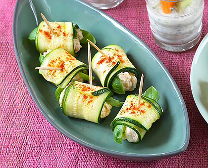 Antipasti courgette & ricotta