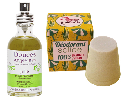 15 déodorants naturels et bio