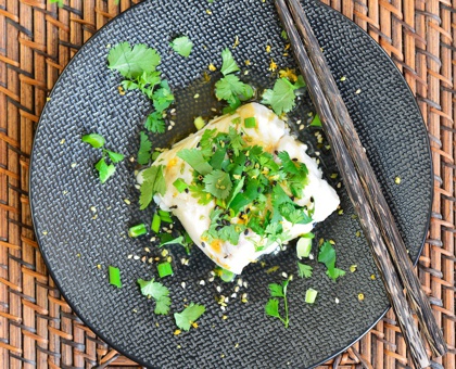 Cabillaud à l'asiatique