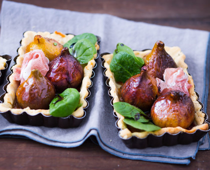 Tartelettes salées aux figues