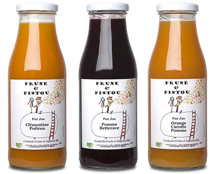 Prune & Pistou, une nouvelle gamme de jus de fruits et légumes bio de Provence