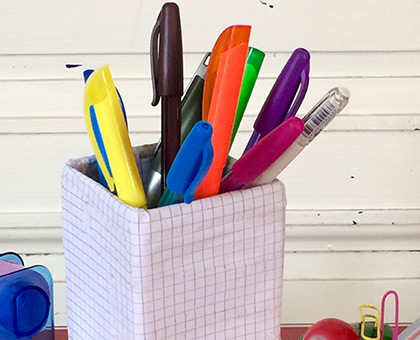 DIY : Comment fabriquer un pot à crayons
