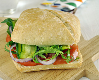 Cheeseburger aux légumes