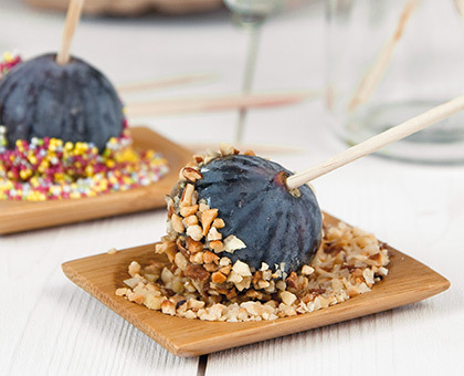 Cake pop de figue au caramel de porto