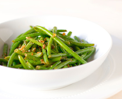 Haricots verts épicés