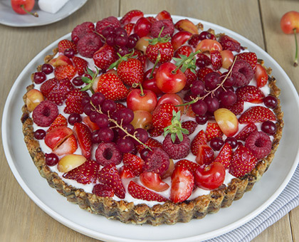 « Breakfast tart » aux fruits rouges et Mix Muesli Le Sillon