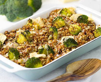 Gratin de millet et brocoli à l\'abondance