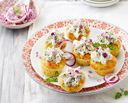 ￼￼Bouchées apéritives aux petits oignons