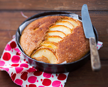 Gâteau aux pommes et au sésame