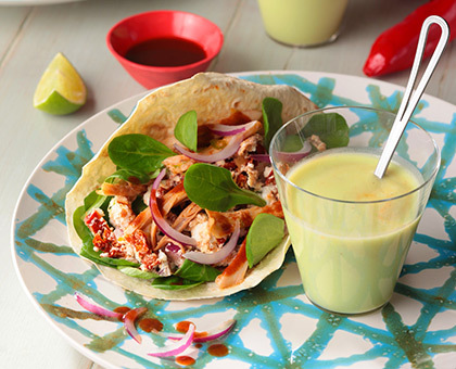 French tacos et douceur d’avocat relevés au Tabasco Chipotle