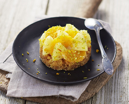 Tartelette Ananas et Agrumes