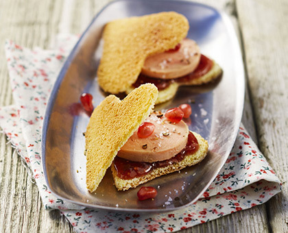 Cœur de Quatre-Quarts Craquants  et Foie Gras