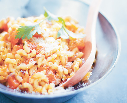 Risotto coquillettes  et potiron