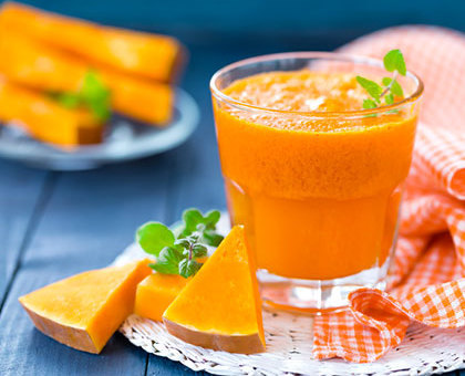 Smoothie potiron et orange