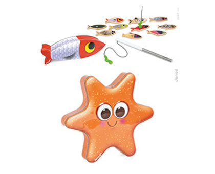 Rappel produit : jouets en bois pêche à la ligne JANOD