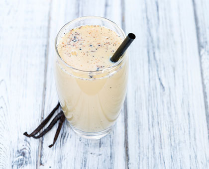 Smoothie à la vanille