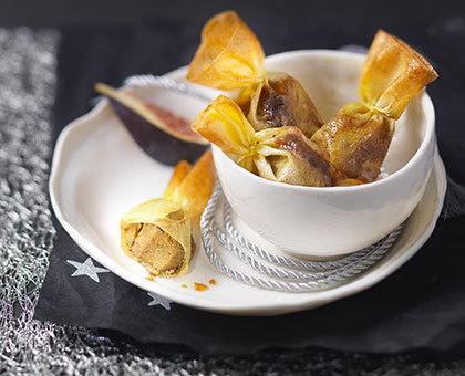Bonbons au foie gras Montfort et confiture de figue