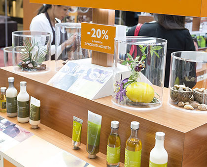 Ouverture d'espaces beauté & bien-être éphémères Natura Brasil