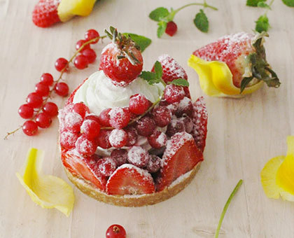 Tarte gourmande fruits rouges d'Elodie Martins
